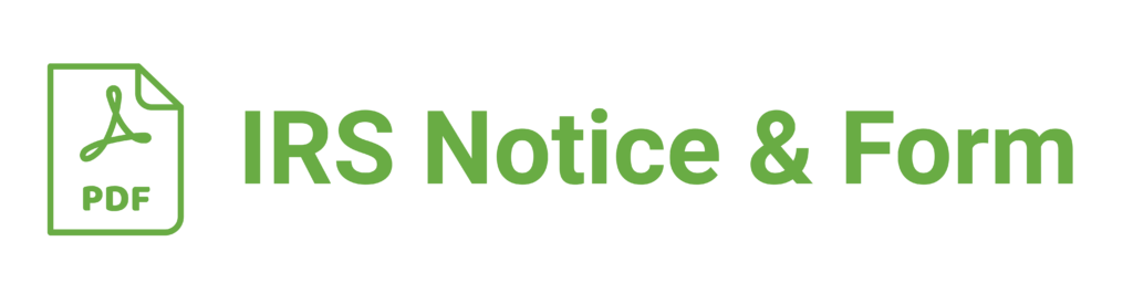 irs notice & form
